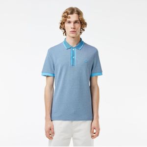 Lacoste - Kaviaar Piqué Poloshirt - Blauw - Regular Fit