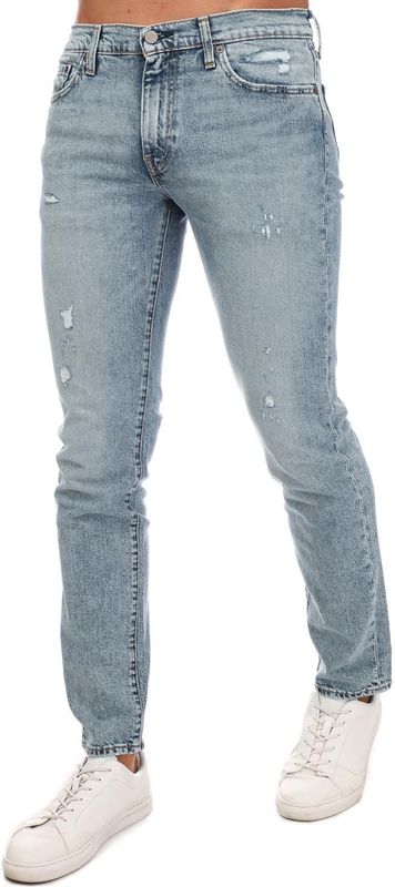 Levi's Levis Men's Med Indigo 511 Slim Worn 32, Med Indigo, 32W x 32L