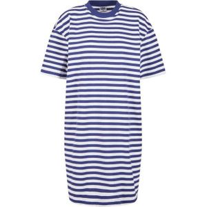 Urban Classics Dames gestreept oversized t-shirt jurk