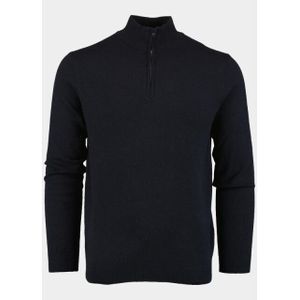 Bos Bright Blue Pullover half zip polywool 3019900/205