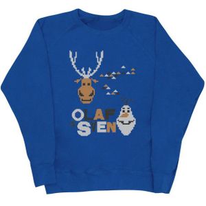 Li-cense Disney dames frozen kerstmis olaf en sven sweatshirt