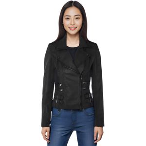 Brando - Constantia - Bikerjack - Matzwart - Leren