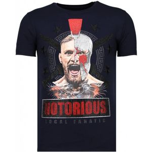 Local Fanatic Conor notorious warrior rhinestone t-shirt