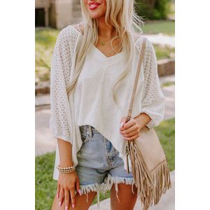 Kanten Detail Blouse