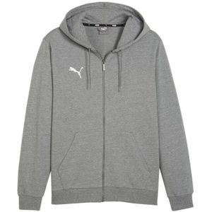 Puma - Team Goal - Hoodie - Zwart - Volledige Ritssluiting