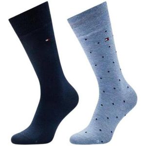 Tommy Hilfiger Sokken met stippen voor heren (set van 2)