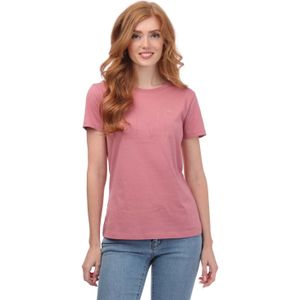 Armani - Crewneck T-shirt - Roze - Dames