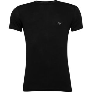 Emporio Armani - Heren T-shirt - Zwart - Stretchmateriaal