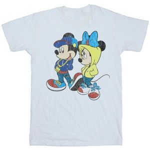 Li-cense Disney dames mickey en minnie mouse pose katoenen vriendje t-shirt