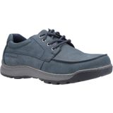 Hush Puppies - Tucker - Leren Mocassins - Marineblauw - Nubuck