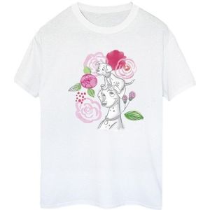 Li-cense Disney dames 101 dalmatiërs bloemen katoenen vriendje t-shirt