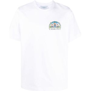 Casablanca - Vue De Damas - T-shirt - Wit