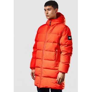 Weekend Offender - Sapporo Longline Down Jacket - Oranje - Heren