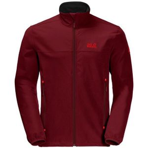 Jack Wolfskin - Crestview - Heren Jack - Rood - Softshell