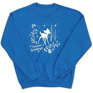 Li-cense Disney heren bambi kerst groeten sweatshirt
