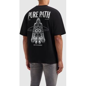 Pure Path Space shuttle 3d blueprint t-shirt