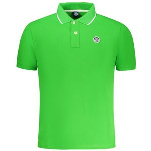 North Sails - Klassiek Katoenen Poloshirt - Groen - Heren
