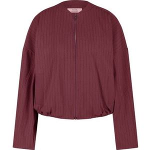 Studio Anneloes Storm stripe bomber jacket bordeaux