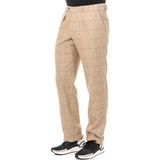 La Martina - Geruite Rechte Broek - Beige - Polyester