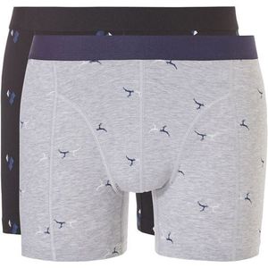 Ten Cate 30667 fine shorts flash 2-pack grey/black