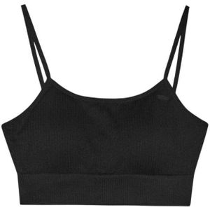 4F - wss24usbaf121 - Sportbeha - Zwart - Duurzaam en Vochtafvoerend