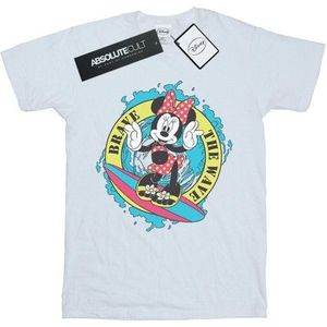 Li-cense Disney heren minnie mouse brave the wave t-shirt