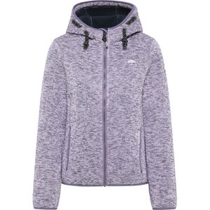 Schmuddelwedda - Fraully - Gebreide Fleece Jas - Rokerig Paars Melange