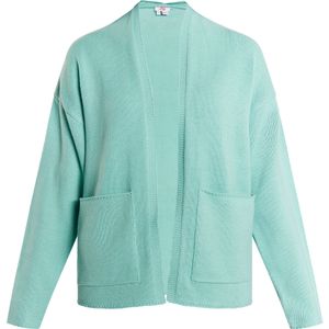 Mymo - Gebreid Vest - Aqua - Dames