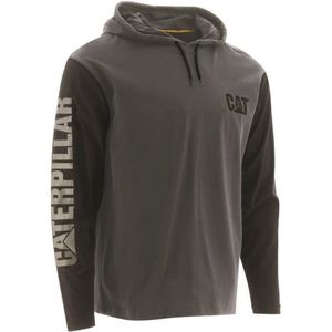 CAT - 1510425 - T-shirt - Donkergrijs - Katoen - Lange Mouwen