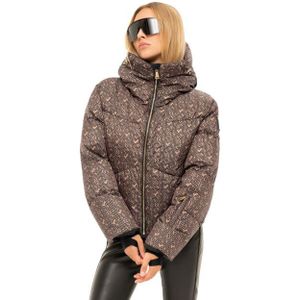 Nikkie - Logo Ski Jas - Beige - Dames - Winterjas