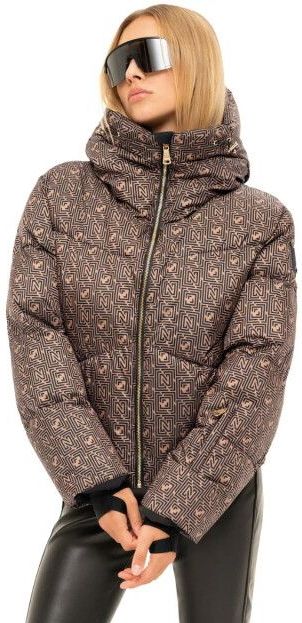 Nikkie - Logo Ski Jas - Beige - Dames - Winterjas