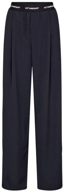 Co'Couture - Amina CC Logo Panel LL - Broek - Blauw