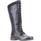 Hush Puppies - Rudy - Dameslaars - Zwart - Leer/Suède - Met Rits