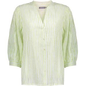 Geisha Blouse striped with lurex dessin