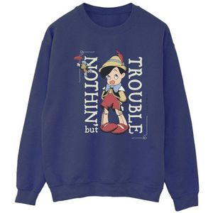 Li-cense Disney dames pinokkio niets dan problemen sweatshirt