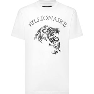 T-shirt - Ronde Hals - Leeuw - 100% Premium Katoen - Normale Pasvorm