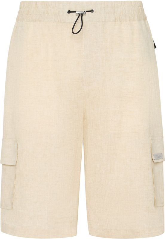 Philipp Plein - Korte Broeken - Wit - Linnen