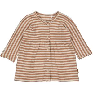 Quapi Newborn baby meisjes jurk elena aop mocha stripe