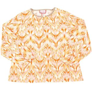 Blouse met lange mouwen en ronde hals 17I07106 meisje