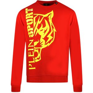 Plein Sport - FIPSG1304 - Trui - Rood - Tijgerlogo
