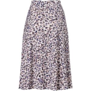 Ayla - Print Rok - Pink/kobalt