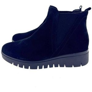 GABOR - Chelsea Boots - Zwart - Leer - Met Plateau