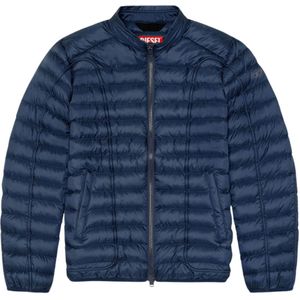 Diesel - Gewatteerd Jack - Marineblauw - 100% Polyester