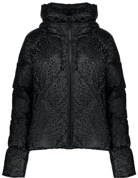 Geisha - Jas Leopard - Donsjack - Zwart - Dames