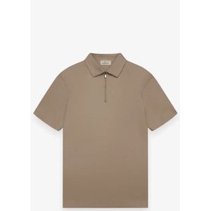 Valenza Supima polo zip lead