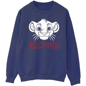 Li-cense Disney heren the lion king simba gezicht champion sweatshirt