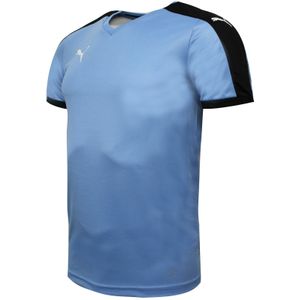 Puma - Pitch Shirt - Blauw - Korte Mouwen - Training Gym T-Shirt