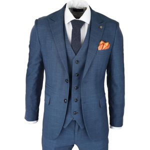 Paul Andrew - Viceroy - Pak - Blauw - 3-delig - Klassiek - Licht Getailleerd