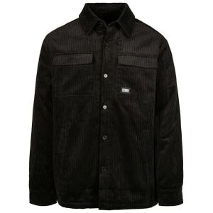 Urban Classics Heren corduroy overhemd jas