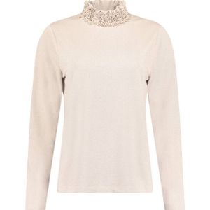 Bloomings - SLT363-8886 - Top - Zand - Lange Mouw